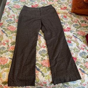 Loft NWT size 8 curvy brown trousers